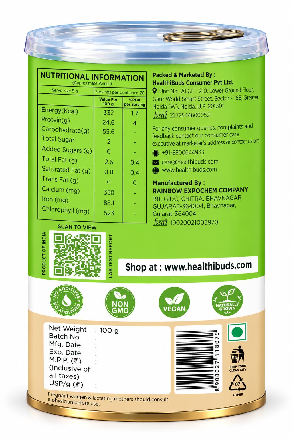 Wheatgrass Powder
