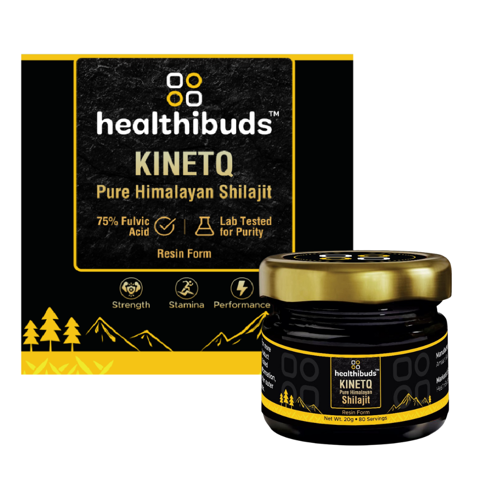 KINETQ Pure Himalayan Shilajit Resin | >75% Fulvic Acid & 85+ Trace Minerals