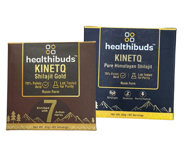 healthibuds shilajit / shilajeet resin combo pack - best resin for strength , peak performance and mental clarity