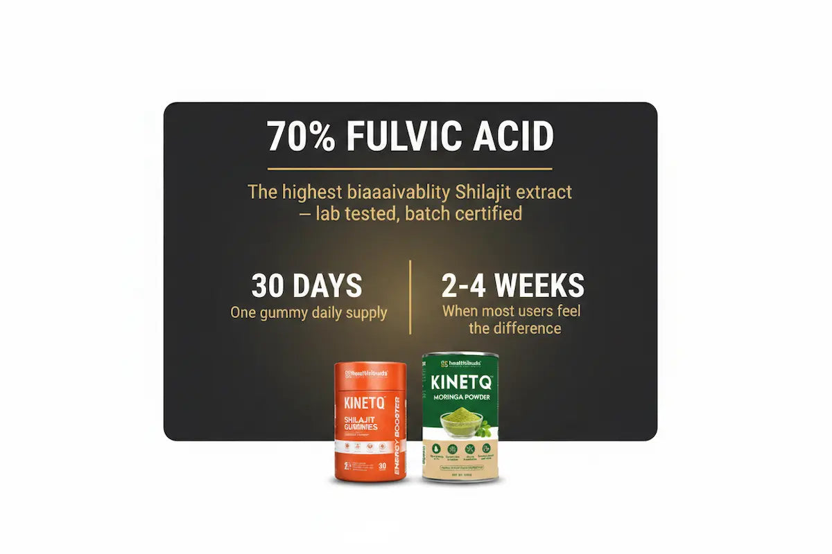 The Endurance Pack | Shilajit Gummies 30-Pack + Moringa 100g