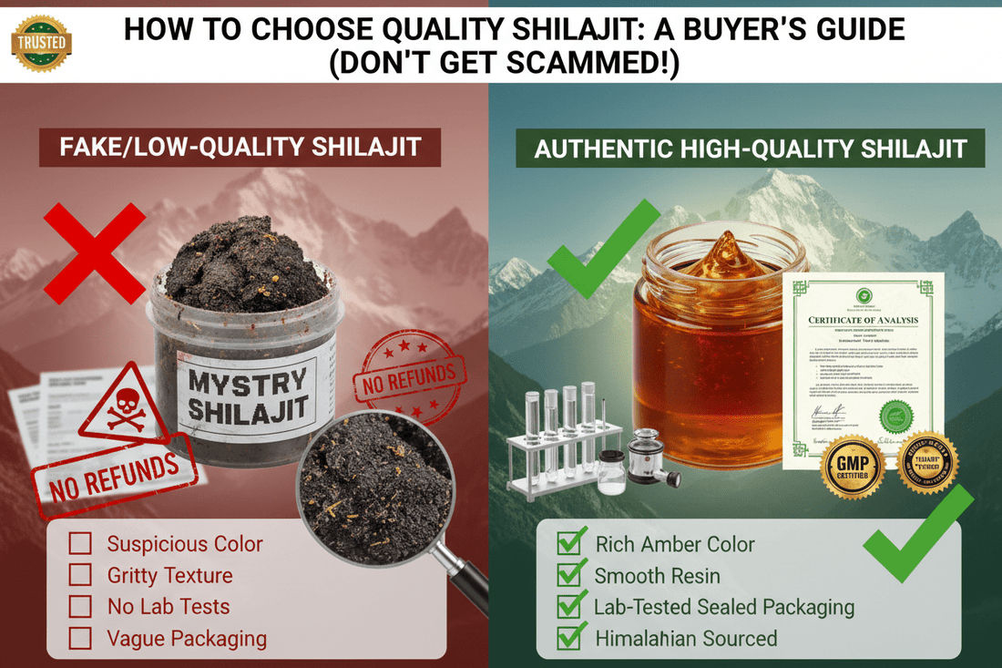 How to Choose Quality Shilajit: A Buyer's Guide (Don't Get Scammed!) - Healthibuds