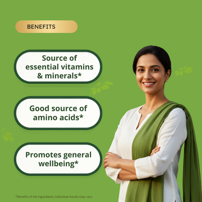 KINETQ™ Premium Moringa Leaf Powder | 100g Tin | Nature's Multivitamin