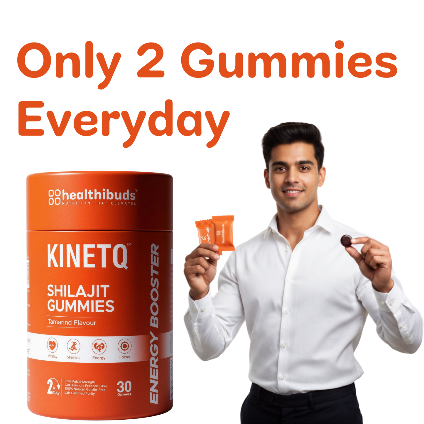 Tangy Tamarind Shilajit Gummies | 70%+ Fulvic Acid | No Added  Sugar