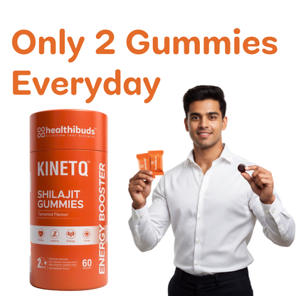 Tangy Tamarind Shilajit Gummies | 70% Fulvic Acid | No Sugar | 60 Pack