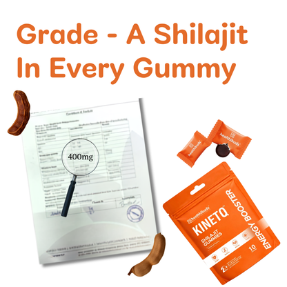 Shilajit Energy Gummies for Men Women