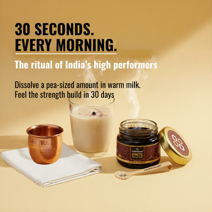 KINETQ Shilajit /Shilajeet Gold Resin | Blend of 7 Herbs