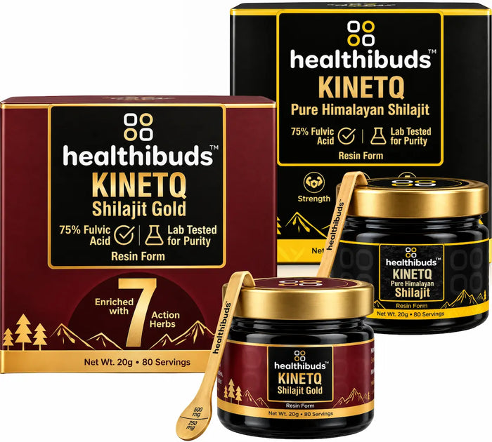 Shilajit Gold and Plain Resin Combo