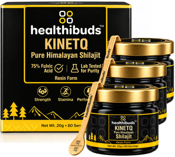 Himalayan Shilajit Resin | 75%+ Fulvic Acid - Pack of 3