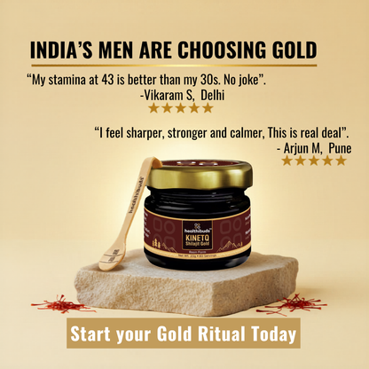 KINETQ Shilajit /Shilajeet Gold Resin | Blend of 7 Herbs