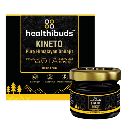 KINETQ Pure Himalayan Shilajit Resin |  >75% Fulvic Acid & 85+ Trace Minerals