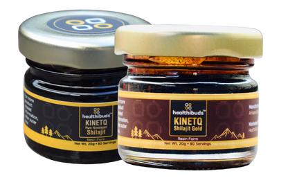 KINETQ Shilajit Wellness Duo - for Strength, Energy and Stress Adaptability