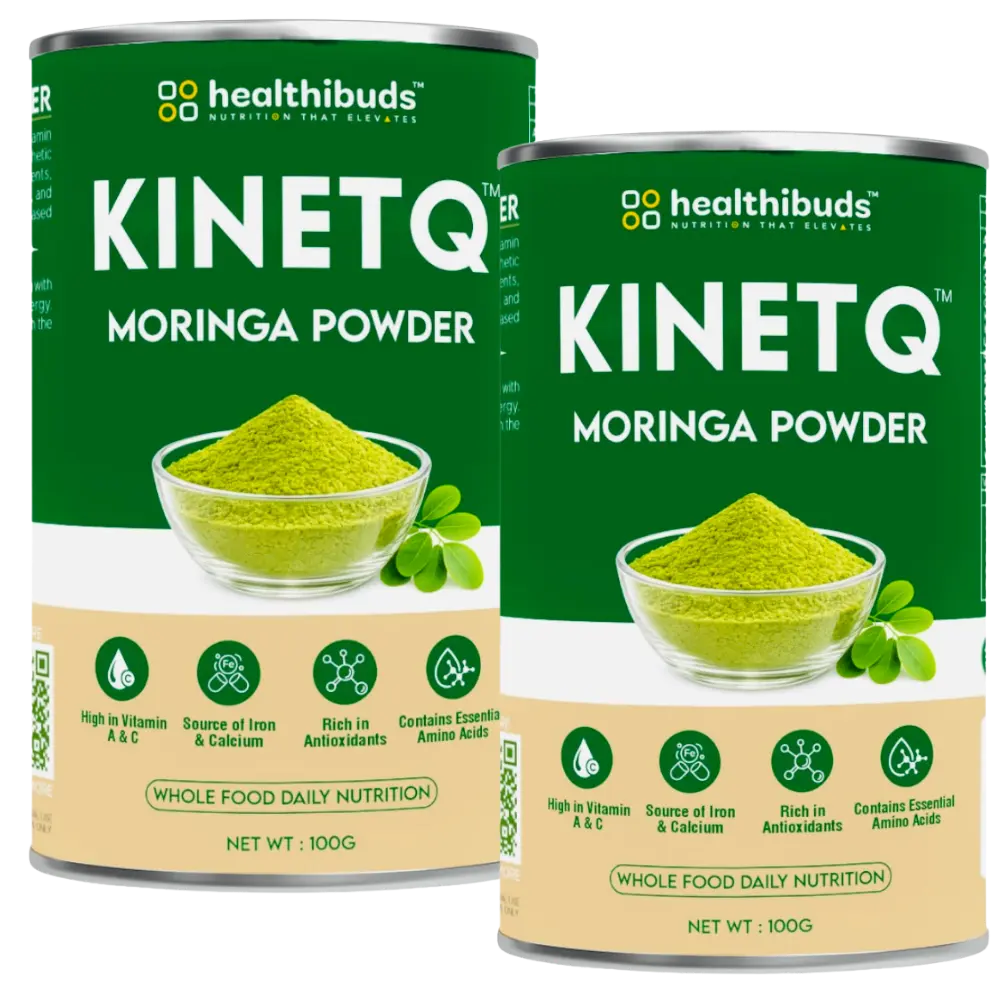 KINETQ™ Premium Moringa Leaf Powder | 200g Tin | Nature's Multivitamin