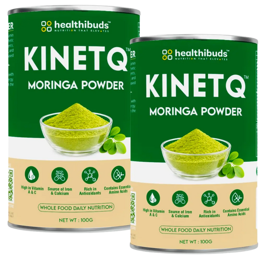 KINETQ™ Premium Moringa Leaf Powder | 200g Tin | Nature's Multivitamin