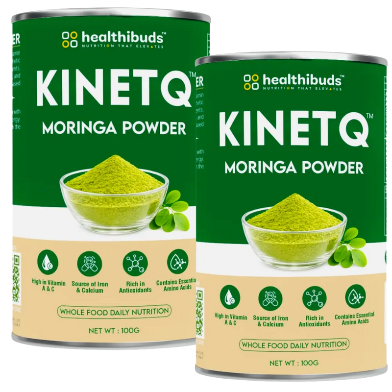 KINETQ™ Premium Moringa Leaf Powder | 200g Tin | Nature's Multivitamin