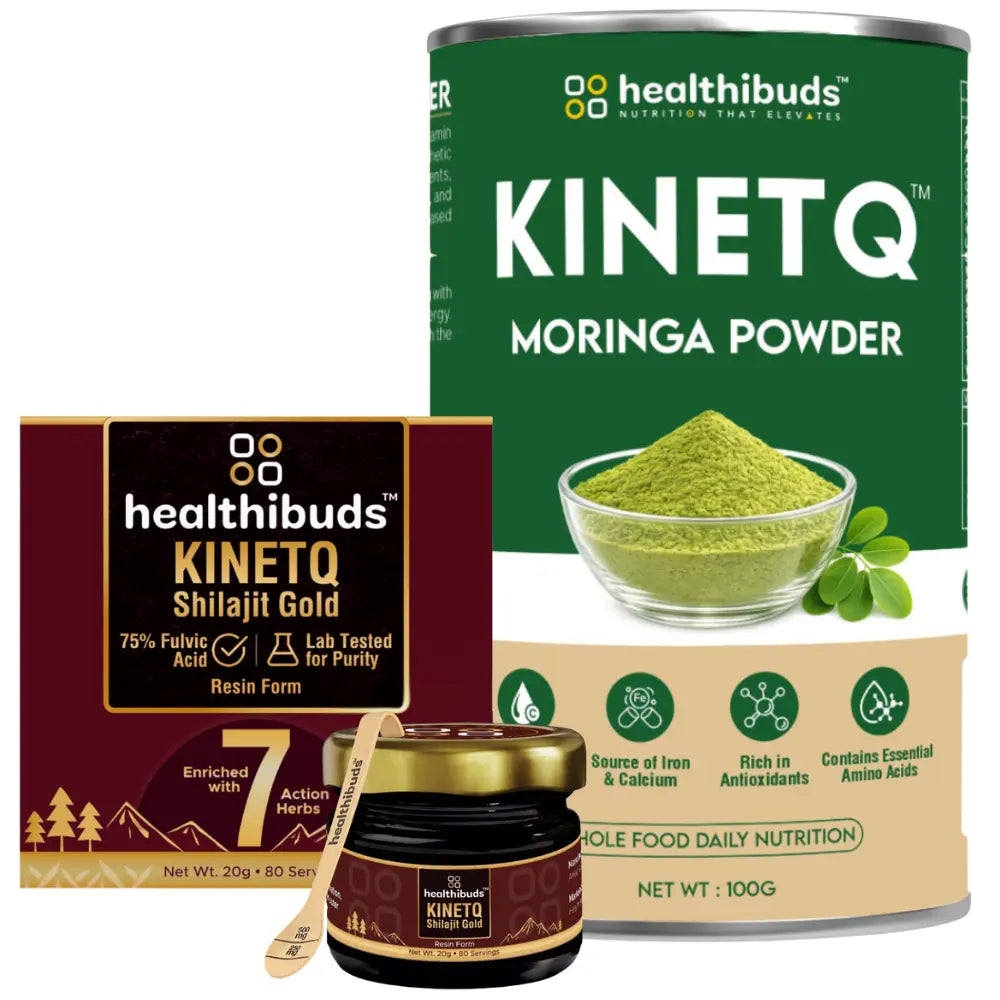 The Evening Calm Ritual | Shilajit Gold Resin + Moringa 100g