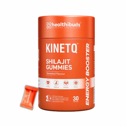 Tangy Tamarind Shilajit Gummies | 70%+ Fulvic Acid | No Sugar | 30 Pack