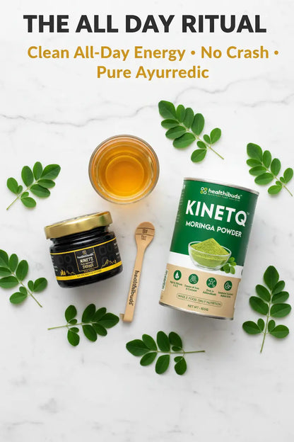 The All Day Ritual | Shilajit Resin + Moringa 100g | All Day Energy