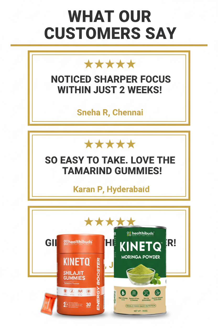 The Clear Mind Starter | Shilajit Gummies 30-Pack + Moringa 100g | Focus Combo