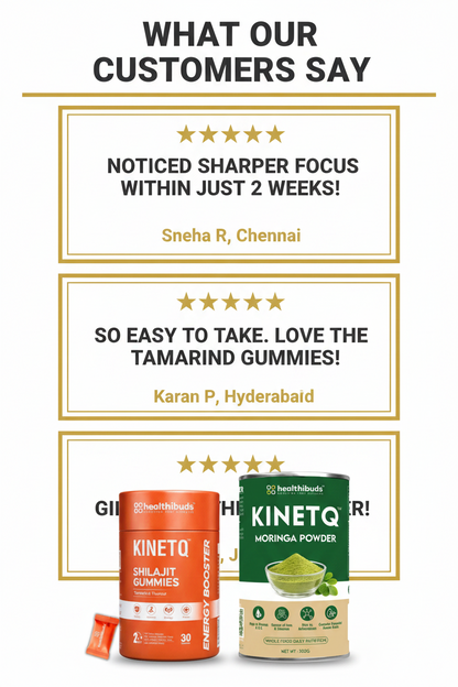 The Clear Mind Starter | Shilajit Gummies 30-Pack + Moringa 100g | Focus Combo