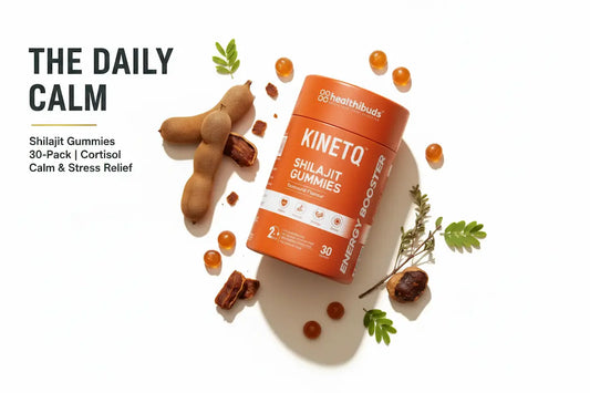 The Daily Calm | KINETQ Shilajit Gummies 30-Pack | Tangy Tamarind