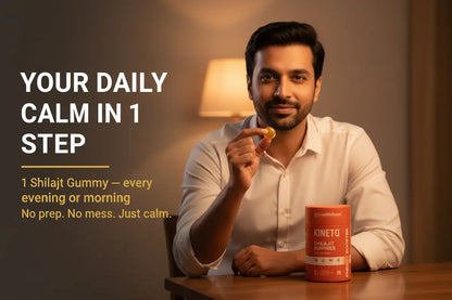 The Daily Calm | KINETQ Shilajit Gummies 30-Pack | Tangy Tamarind