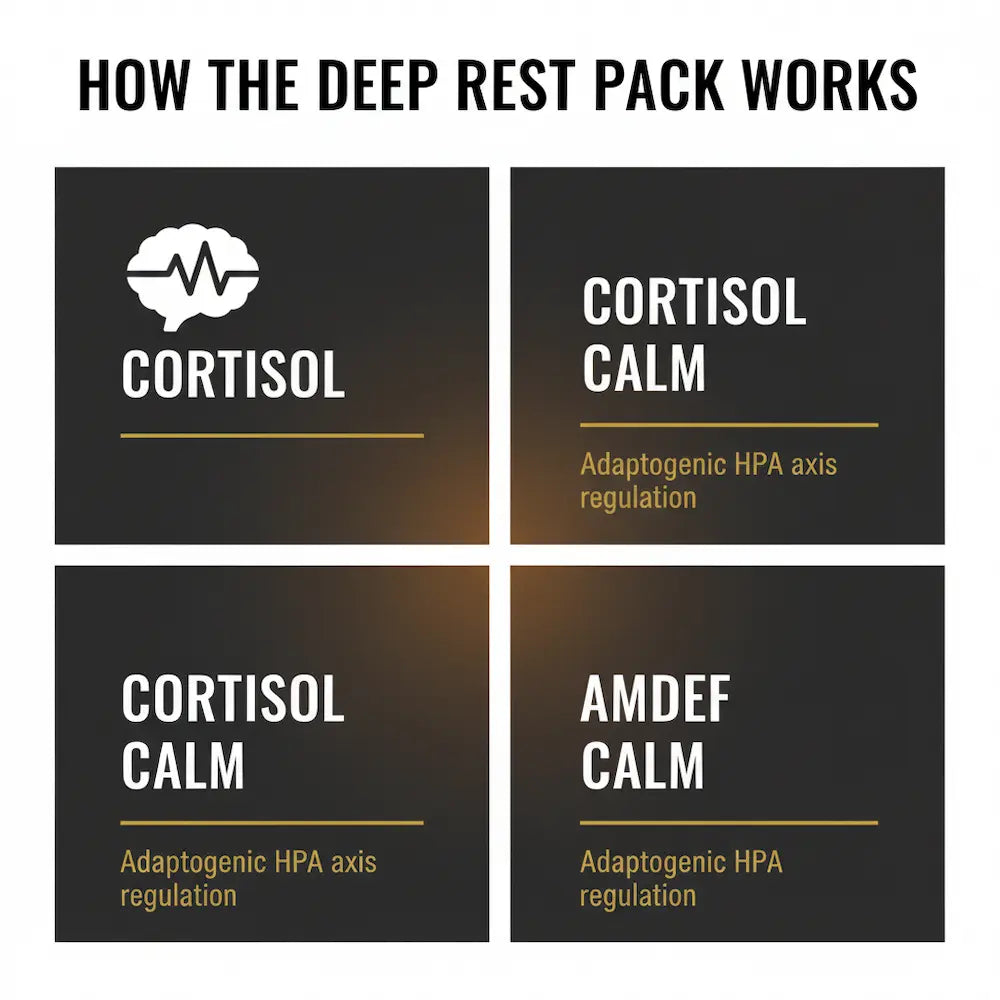 The Deep Rest Pack | Shilajit Resin + Moringa 100g | Stress Relief Combo