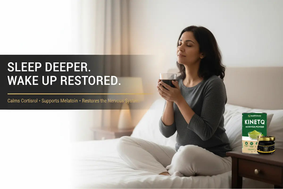 The Deep Rest Pack | Shilajit Resin + Moringa 100g | Stress Relief Combo