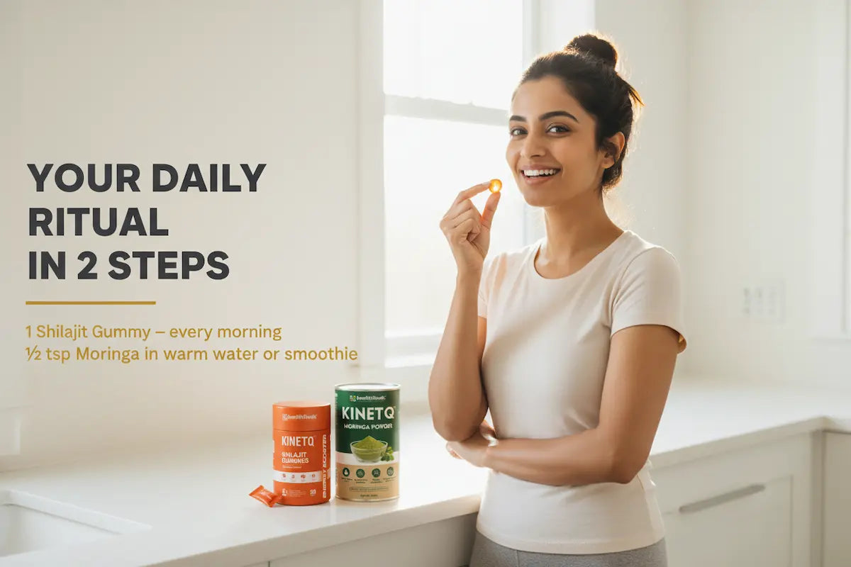 The Endurance Pack | Shilajit Gummies 30-Pack + Moringa 100g