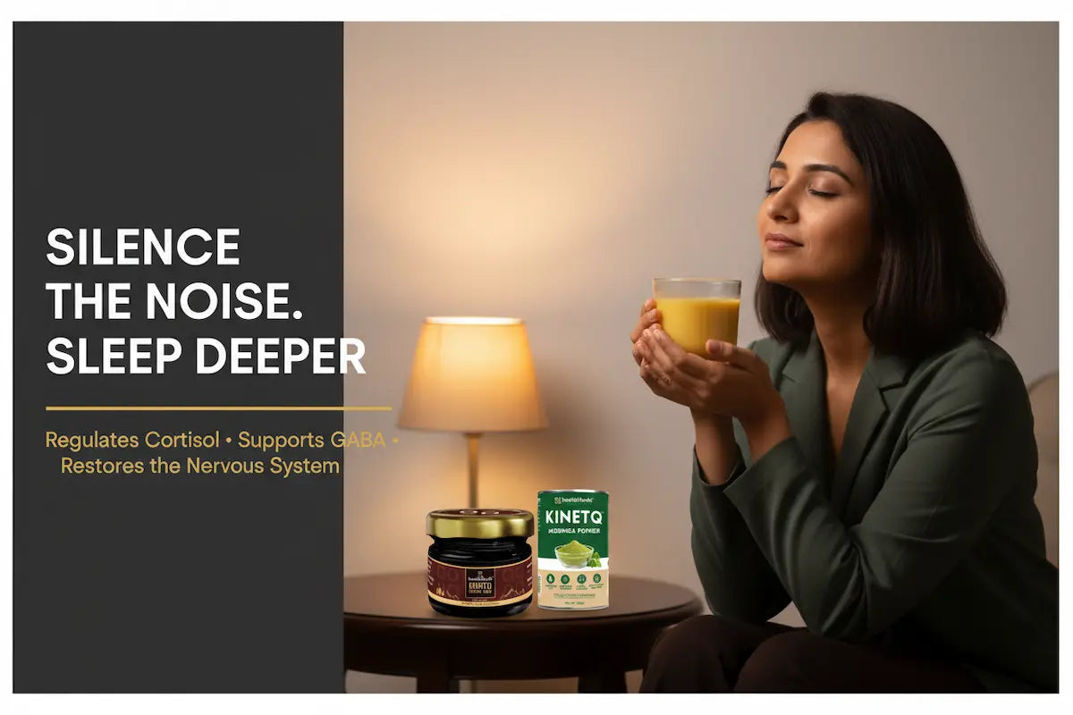 The Evening Calm Ritual | Shilajit Gold Resin + Moringa 100g