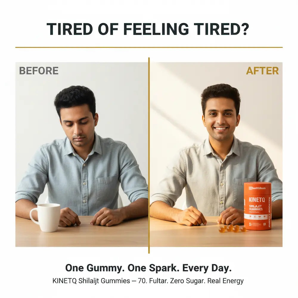 The First Spark | KINETQ Shilajit Gummies 30-Pack | Tangy Tamarind | Energy Booster