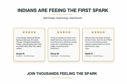 The First Spark | KINETQ Shilajit Gummies 30-Pack | Tangy Tamarind | Energy Booster