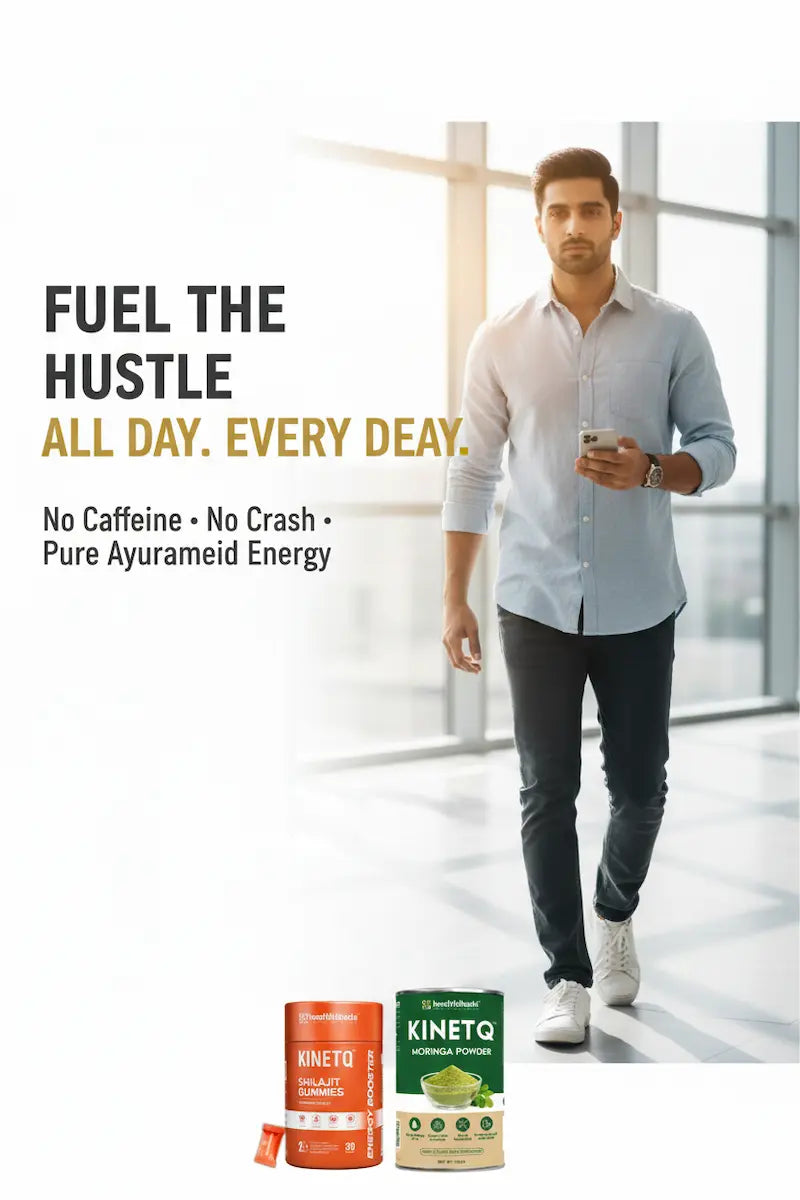 The Hustle Pack | Shilajit Gummies 30-Pack + Moringa 100g | Daily Energy Combo
