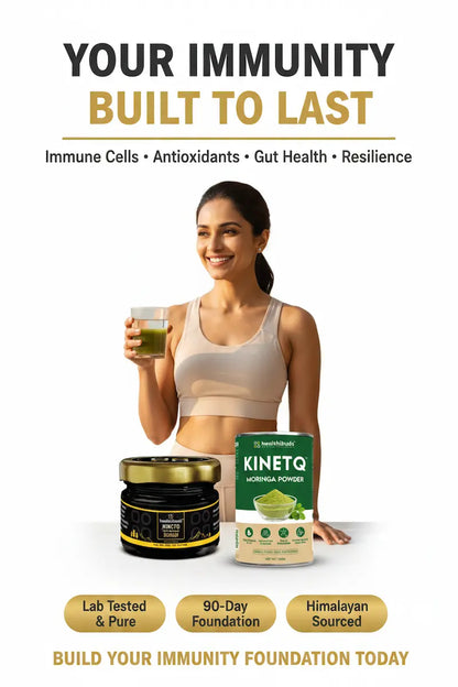 The Immunity Foundation | Shilajit Resin + Moringa 100g | Immunity Booster Combo