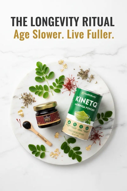 The Longevity Ritual | Shilajit Gold Resin + Moringa 100g | Healthy Ageing Combo