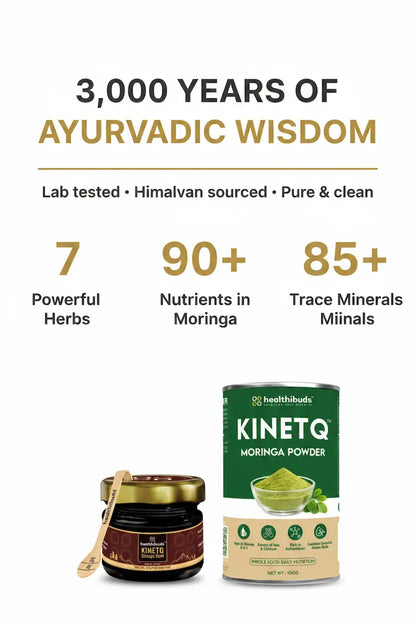 The Longevity Ritual | Shilajit Gold Resin + Moringa 100g | Healthy Ageing Combo