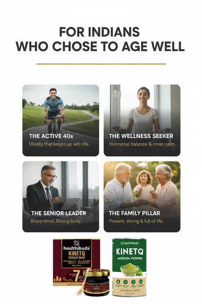 The Longevity Ritual | Shilajit Gold Resin + Moringa 100g | Healthy Ageing Combo