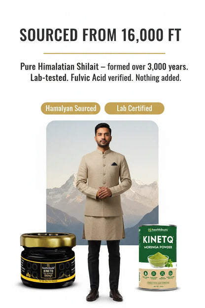 The Power Ritual | Shilajit Resin + Moringa 100g | Strength & Stamina Combo