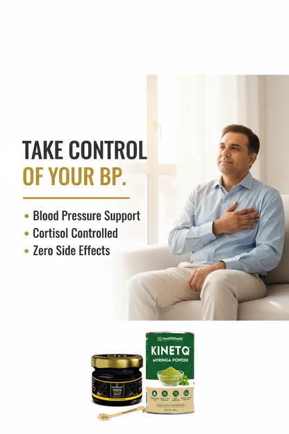 The Pressure Protocol | Shilajit Resin + Moringa 100g | Blood Pressure & Stress Support Combo