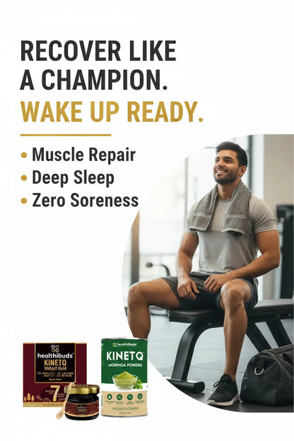 The Recovery Pack | Shilajit Gold Resin + Moringa 100g | Post-Workout Recovery Combo
