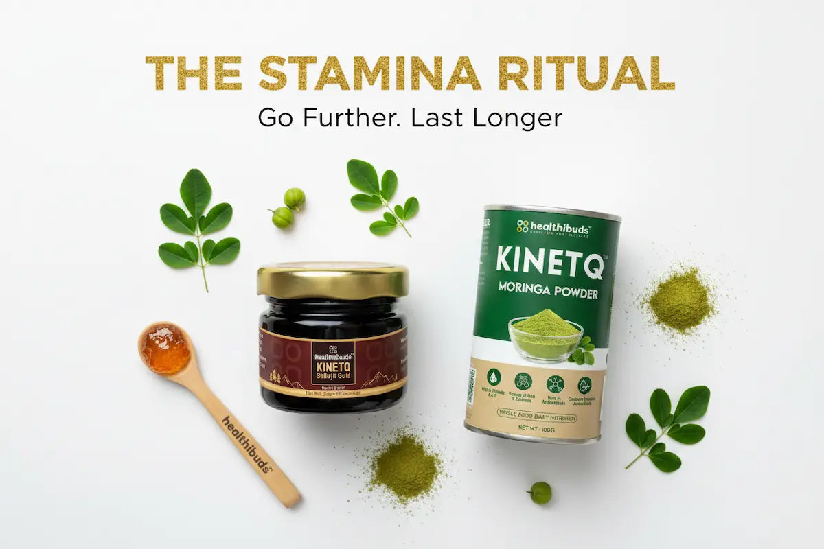 The Stamina Ritual | Shilajit Gold Resin + Moringa 100g
