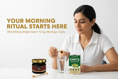The Stamina Ritual | Shilajit Gold Resin + Moringa 100g