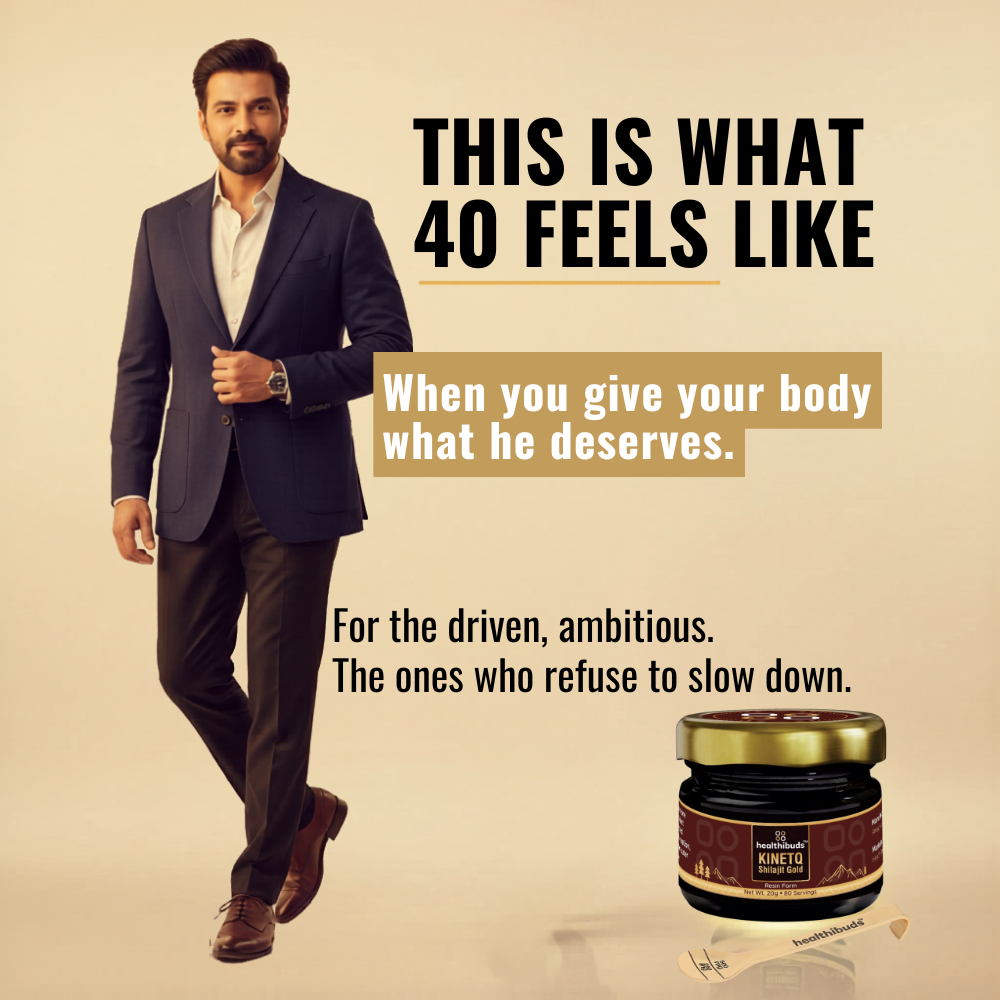 KINETQ Shilajit /Shilajeet Gold Resin | Blend of 7 Herbs