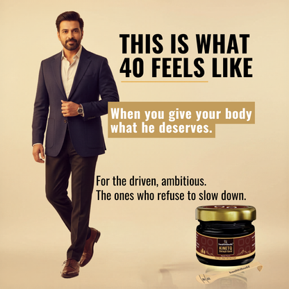 KINETQ Shilajit /Shilajeet Gold Resin | Blend of 7 Herbs